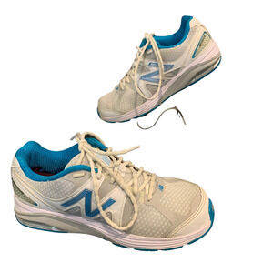 New Balance White Blue Women 1540v2 Made in USA Running Shoes Sneakers Size 8